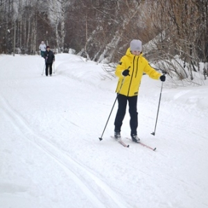 В Усогорске прошло тестирование ГТО по бегу на лыжах