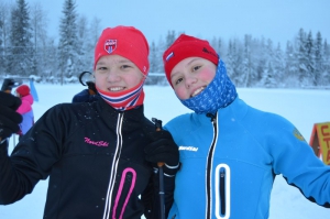 Соревнования по лыжным гонкам в с. Кослан
